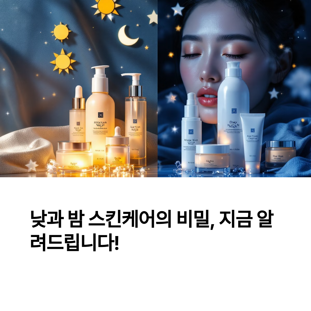 낮과 밤 스킨케어 루틴 썸네일