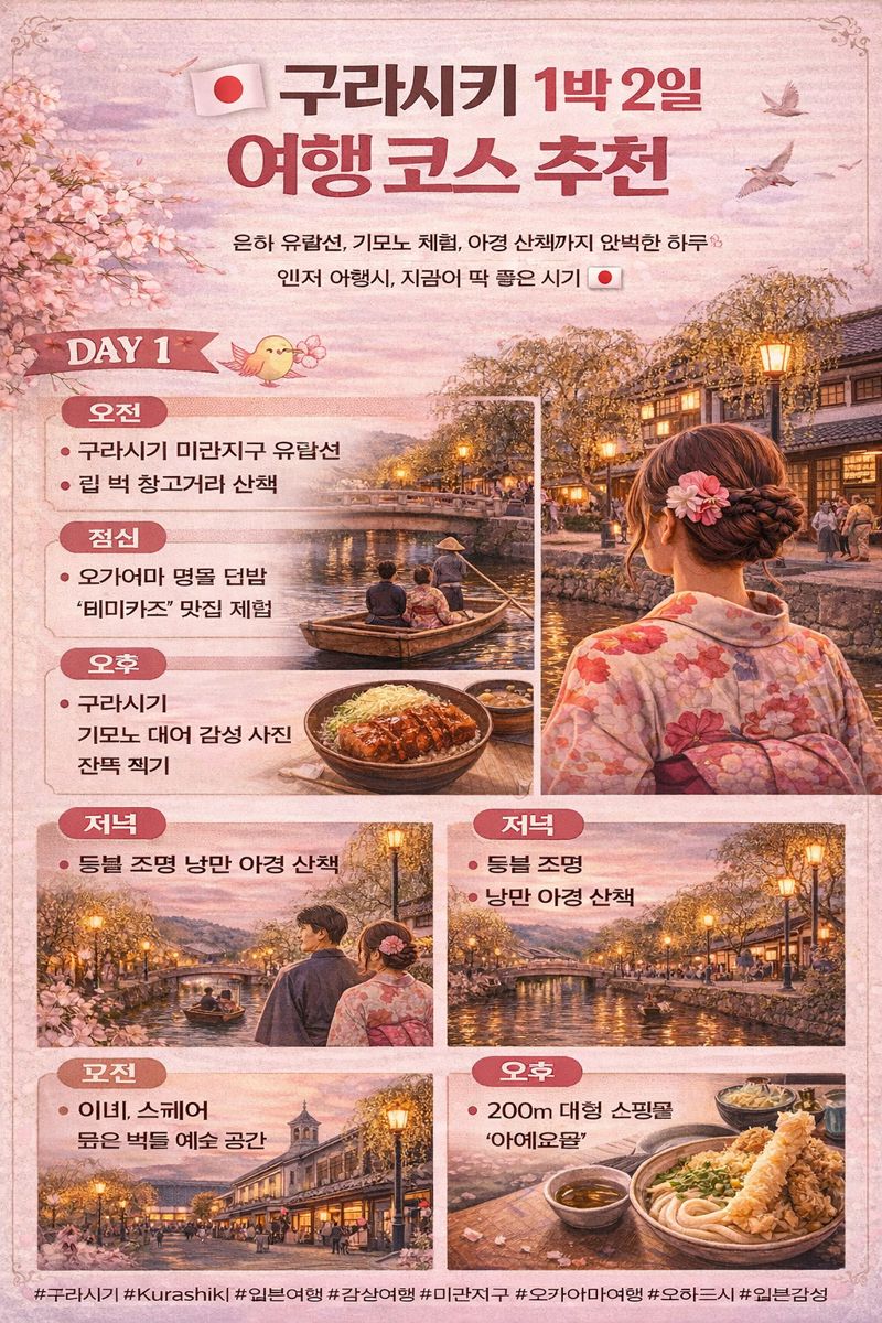 구라시키 여행 꿀팁