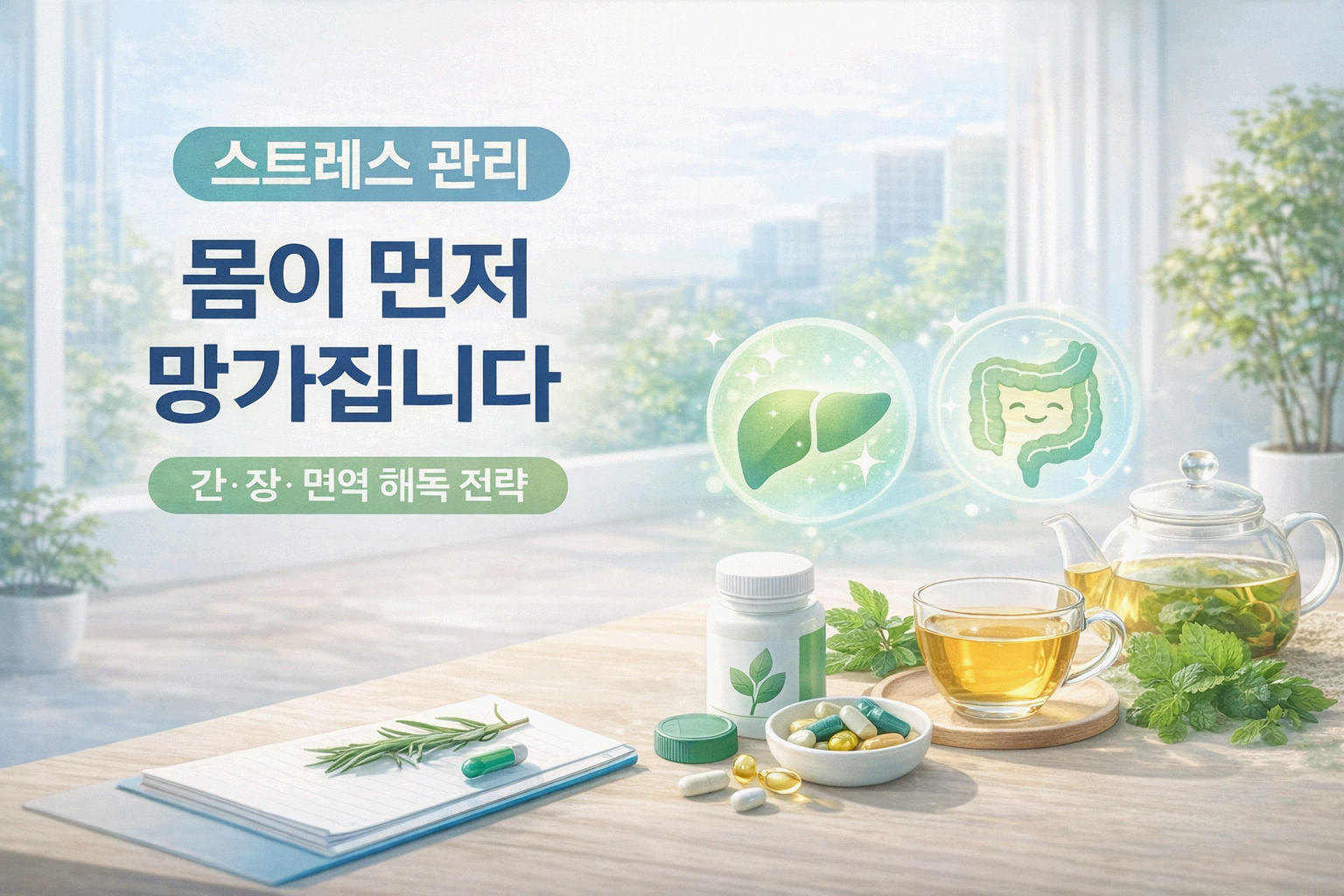 스트레스가 건강을 무너뜨리는 과정과 해독 방법
