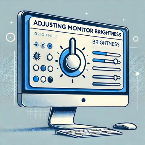 모니터 밝기 조절 섬네일