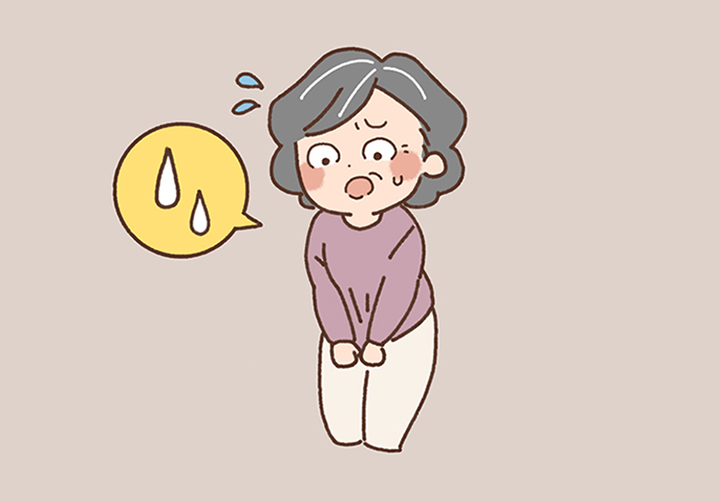 잦은-배뇨로-불편한-여성