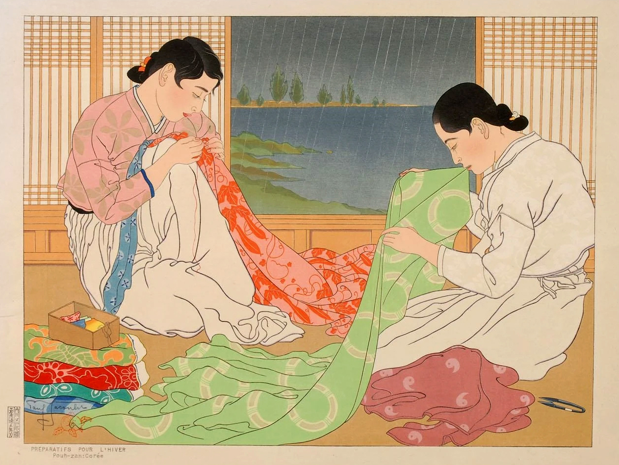 폴 자쿨레(Paul Jacoulet), 프랑스, 화가, 1896-1960