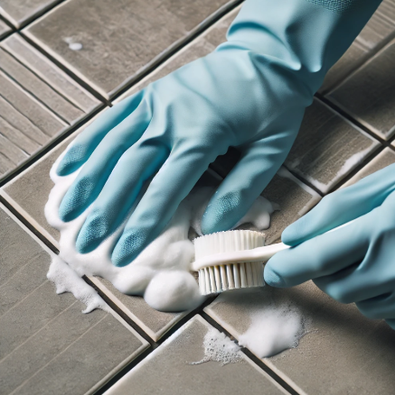 욕실 타일 때 제거 하는 효과적인 방법