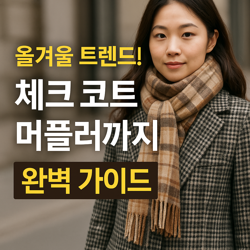 체크 코트