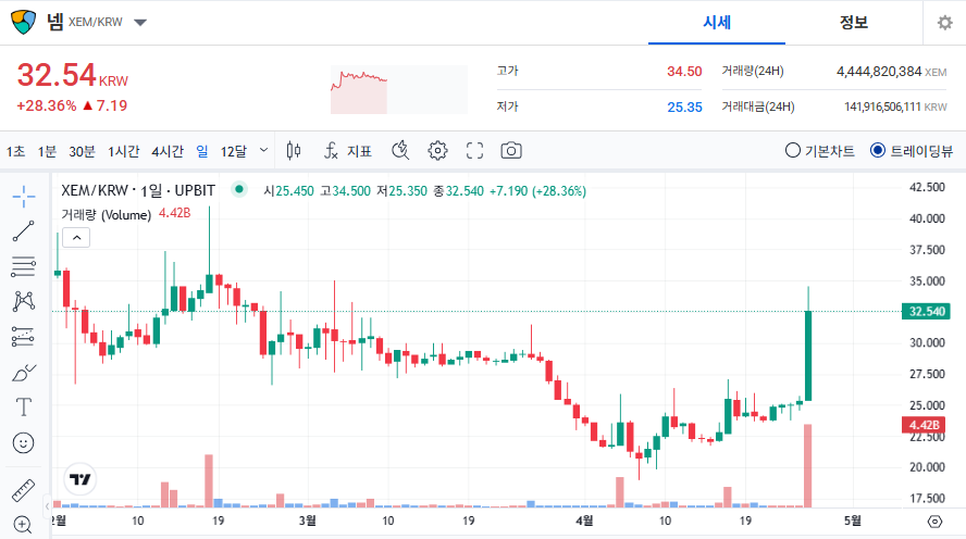넴 코인 시세 전망