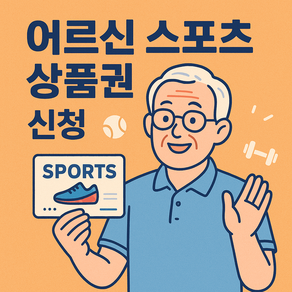 어르신 스포츠 상품권 신청