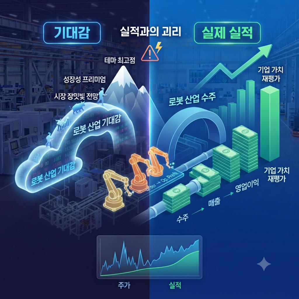 로봇 테마와 로보스타 실제 실적의 연결 구조