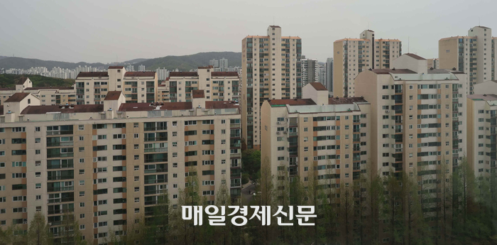 경기 성남시 분당 일대 아파트 전경.