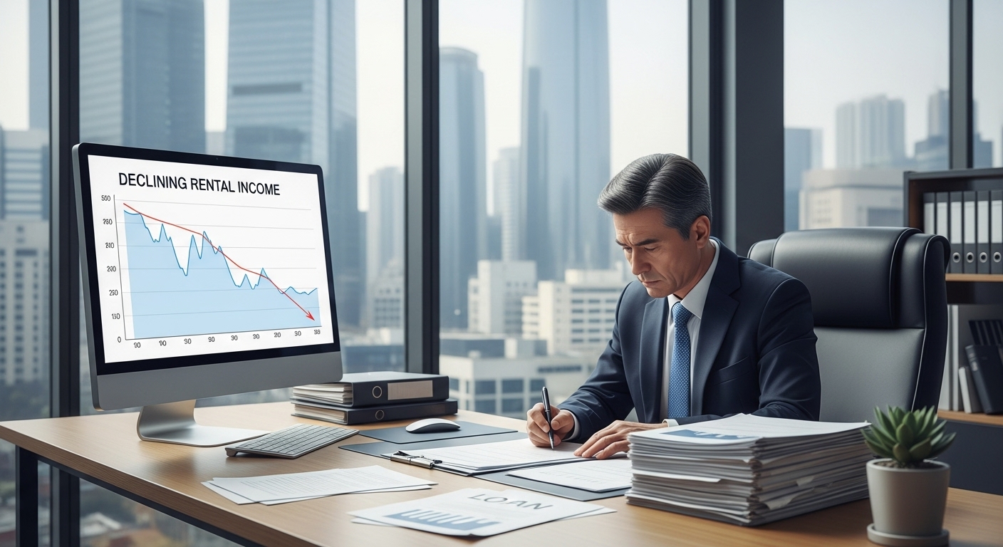 상가 임대수익 감소가 대출 연장에 미치는 영향