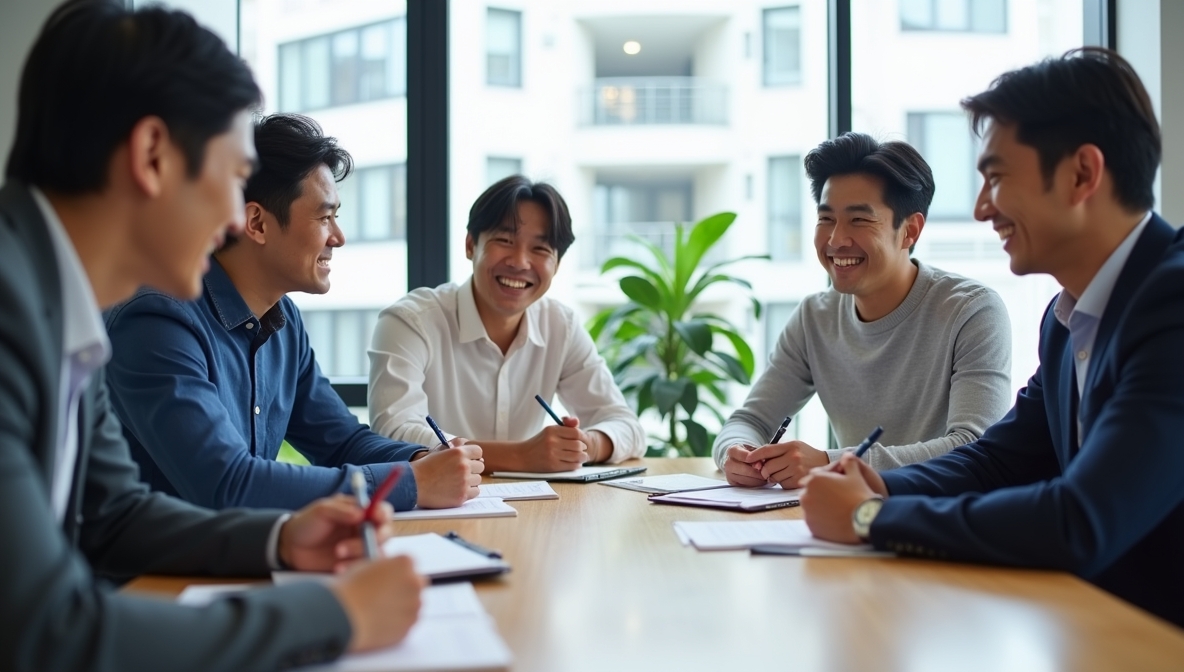 중년 남성들의 새로운 배움