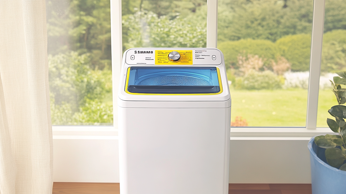 스마트 홈 통합과 스마트폰 상호작용을 통해 에너지 효율과 친환경 기술을 선보이는 삼성 워시타워