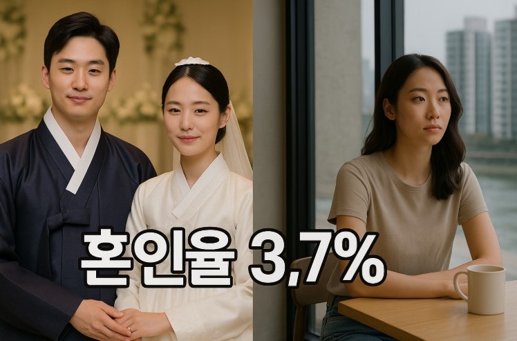 대한민국 혼인율