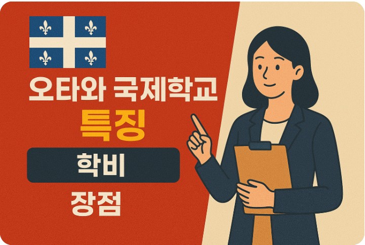 퀘벡 국제학교 특징, 학비 장점 관련