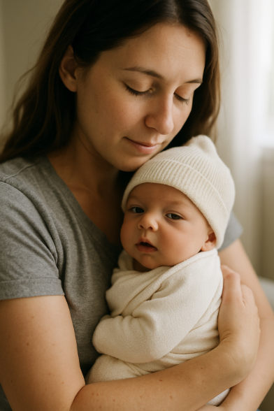 신생아 딸꾹질 아기 사진