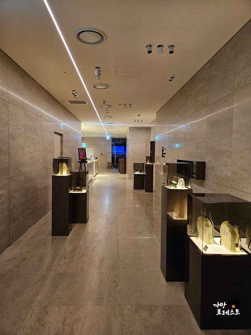 안다즈 서울 강남 수영장 가는길