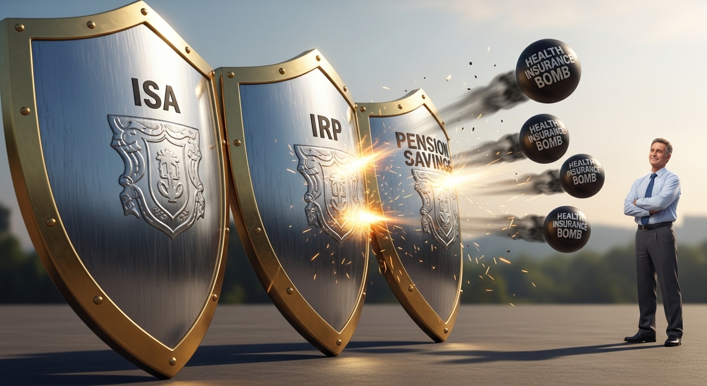 ISA/IRP라는 '방패'가 '건보료 폭탄' 고지서를 막아내고, 투자자가 안심하고 웃는 모습