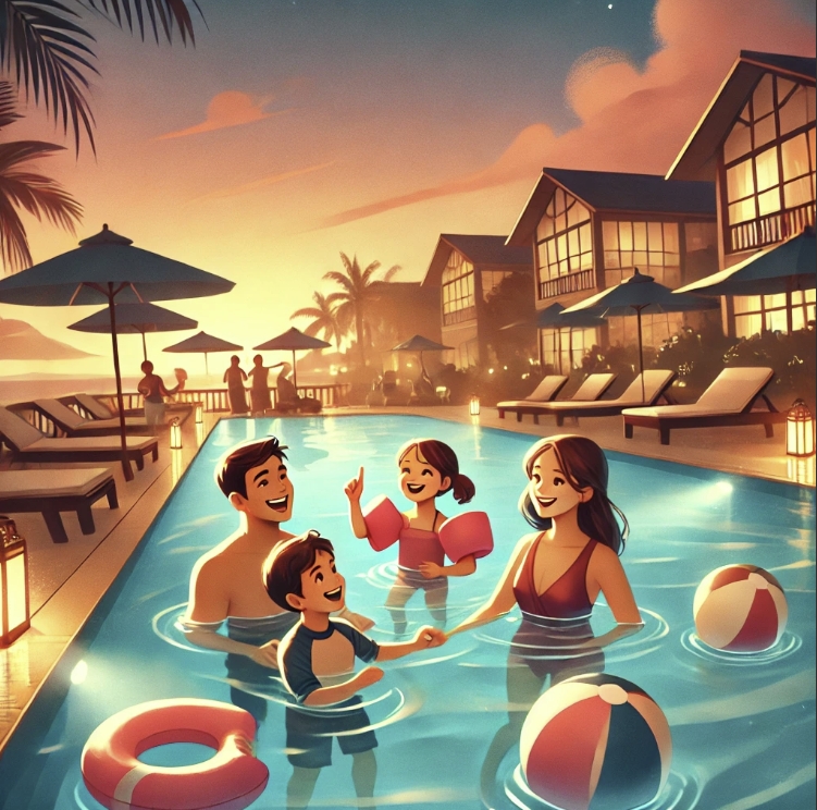 아이와 함께 즐기는 말레이시아 가족여행 리조트 풍경