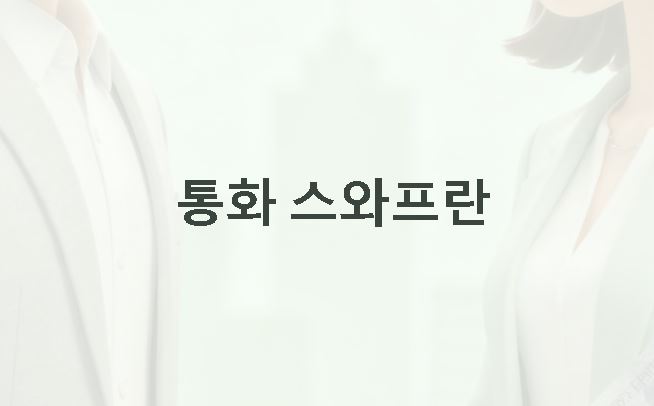 통화 스와프란 (스와프 뜻)