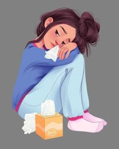 무릎을-안고앉아-옆에-화장지를-두고-마냥-하염없이-울고있는-여학생