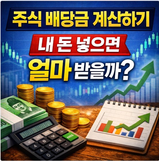 주식 배당금 계산하기