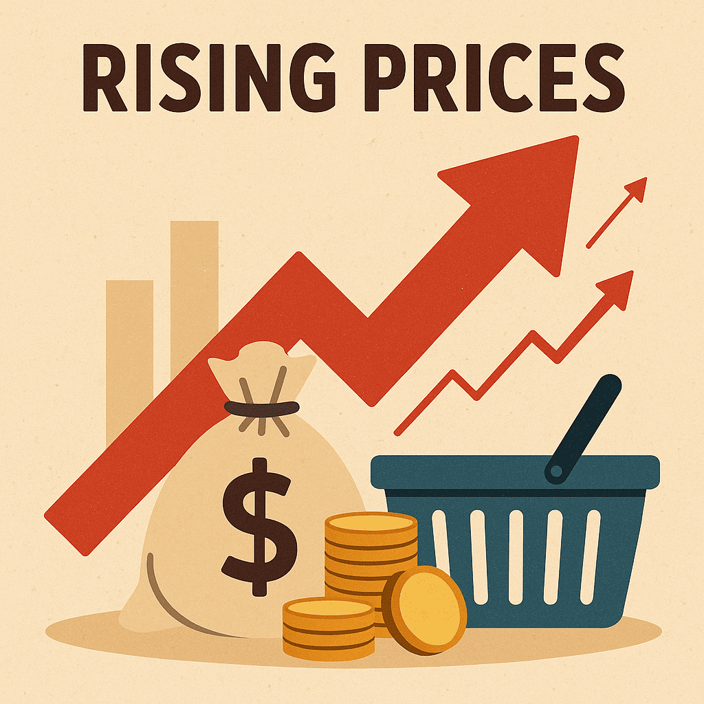 물가 상승 인포그래픽