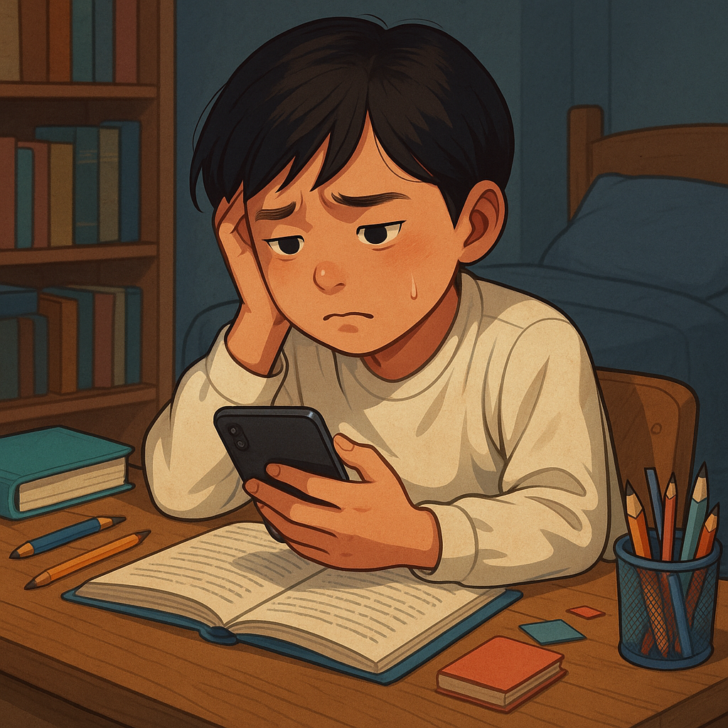 초등 자녀 스마트폰 중독