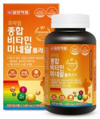일양약품 프라임 종합비타민미네랄 플러스 영양제, 180정, 1개