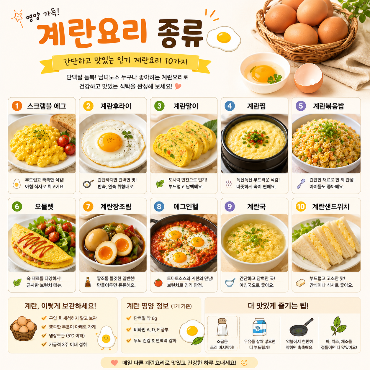계란요리종류