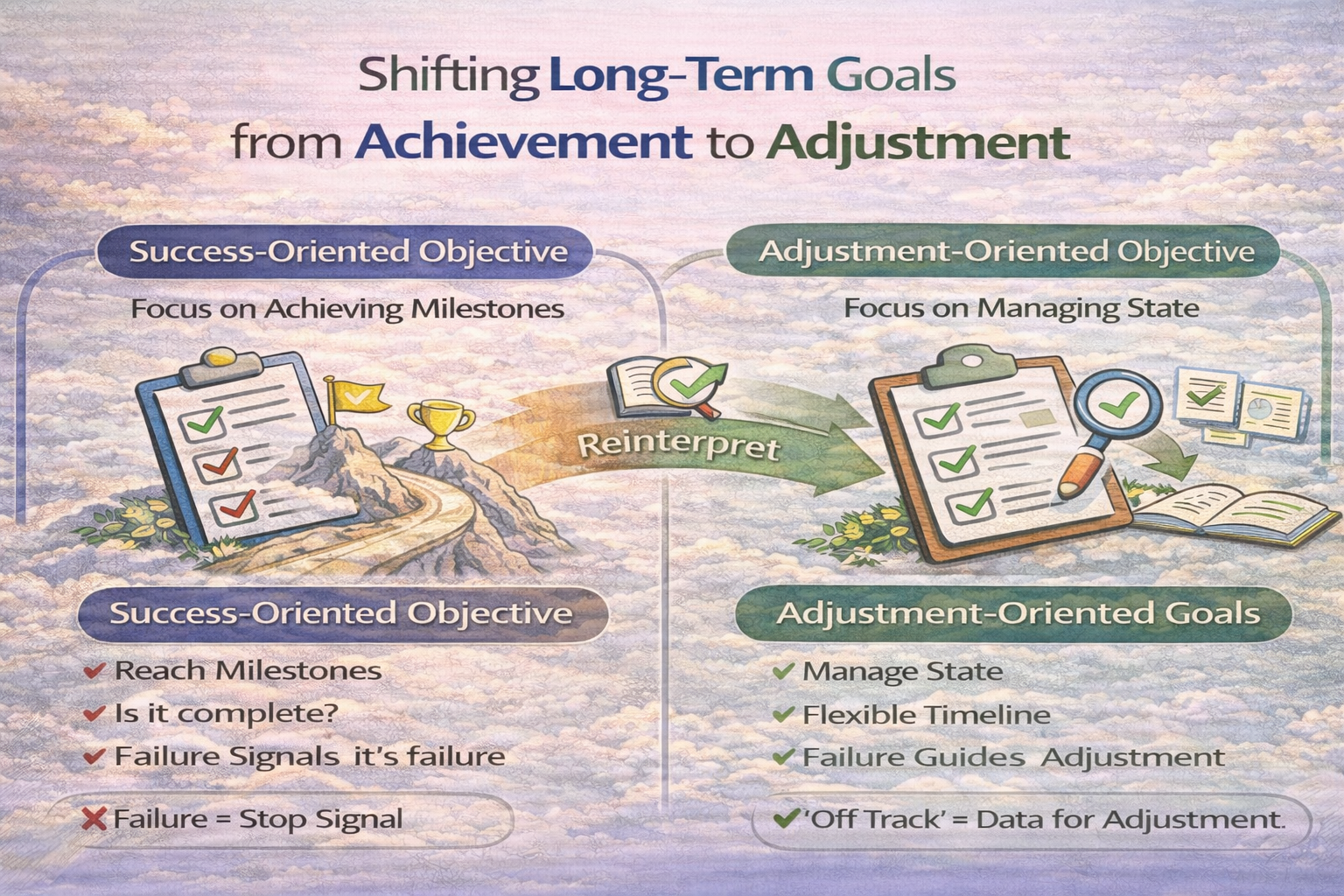 TEFL 영어교수법 실패가 덜 위협적일 때 목표는 어떻게 다시 설정되는가