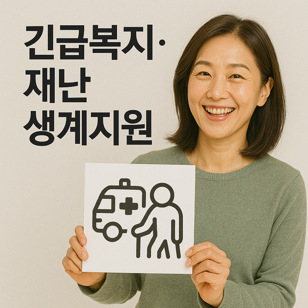 긴급복지 &middot; 재난 생계지원