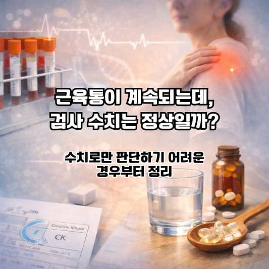 40·50대 이후 반복되는 근육통을 차분히 바라보는 일상 장면