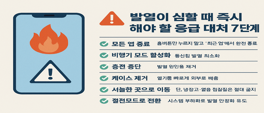 발열이 심할 때 즉시 해야 할 응급 대처 7단계