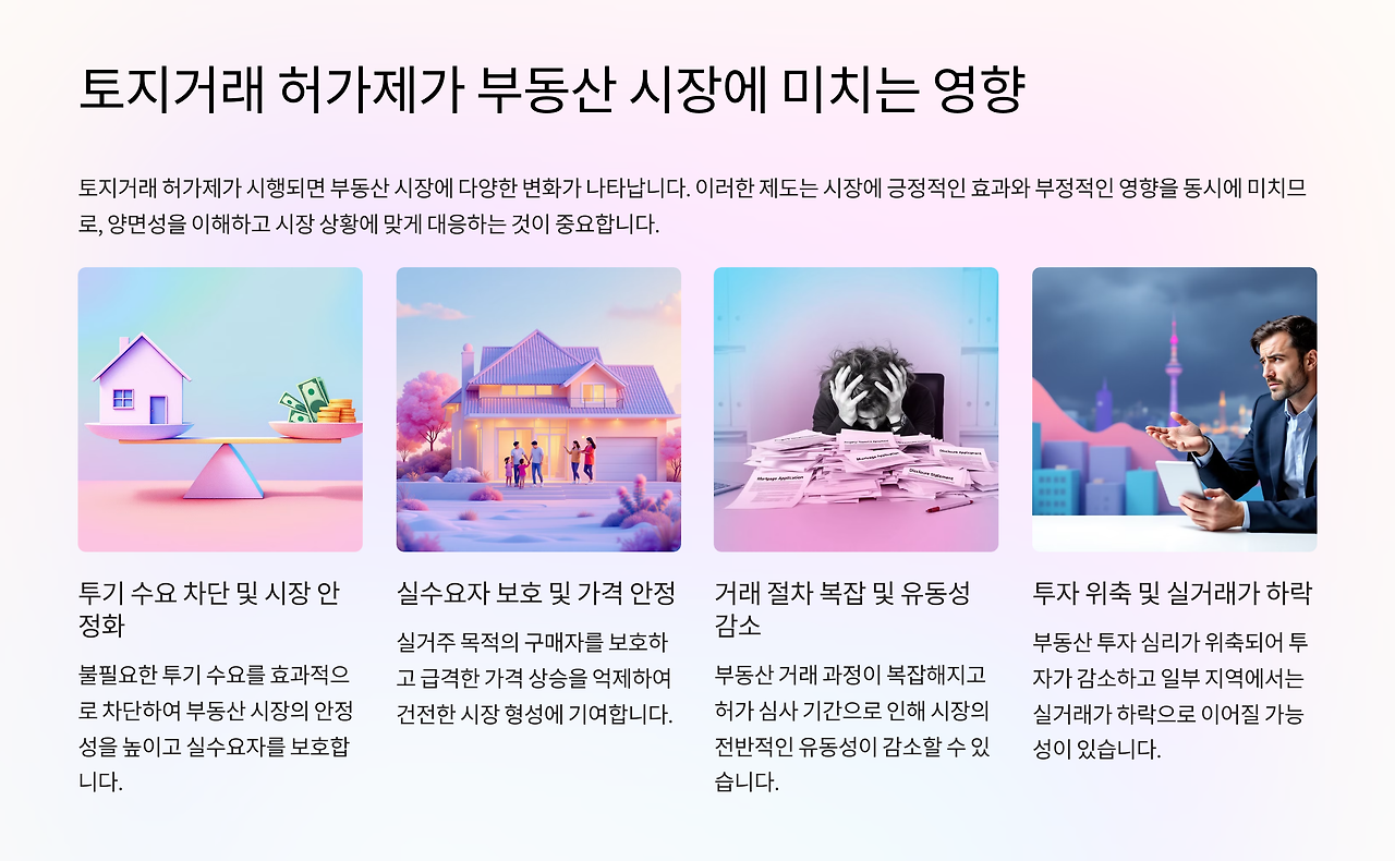 토지거래 허가제가 부동산 시장에 미치는 영향