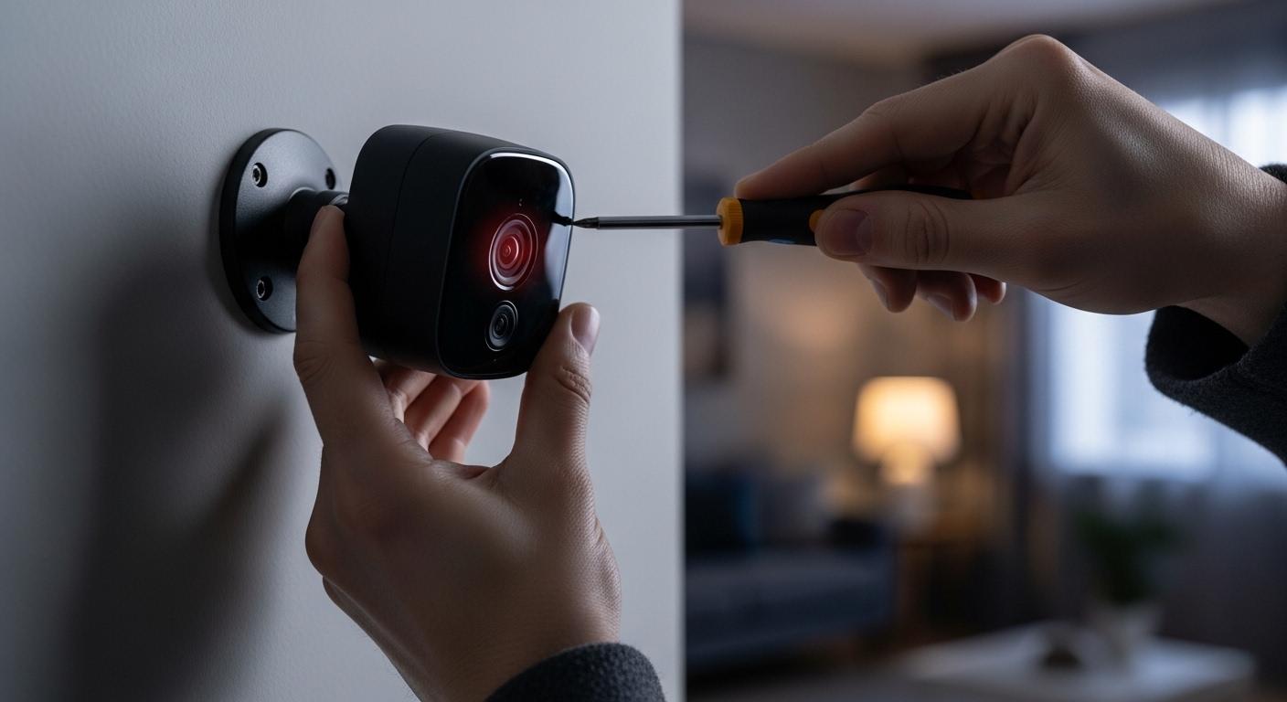 야간 확인 홈캠 설치 후기