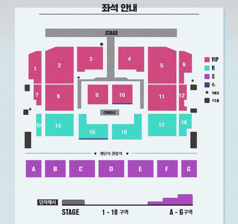 임영웅 대전콘서트 좌석 배치도