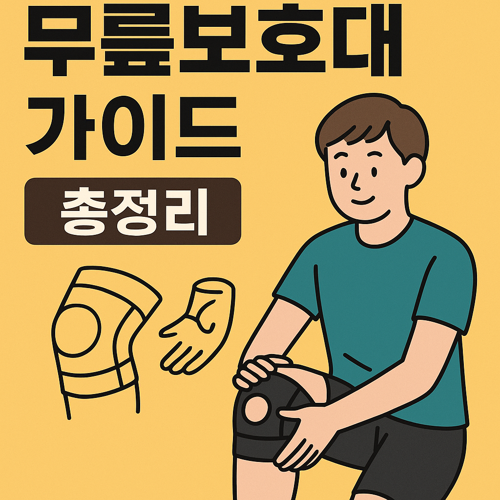 무릎보호대, 러너라면 꼭 필요한 이유! (달리기 부상 예방 필수템)