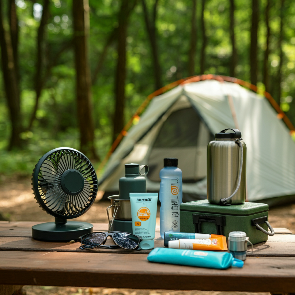 여름철 캠핑을 위한 필수 아이템