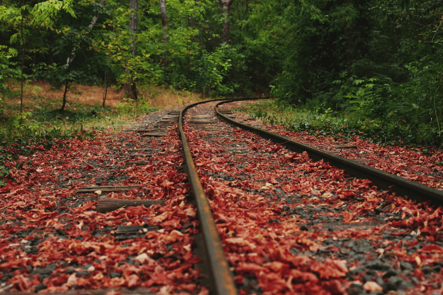 버려진 철길 따라 걷는 트레킹 코스
