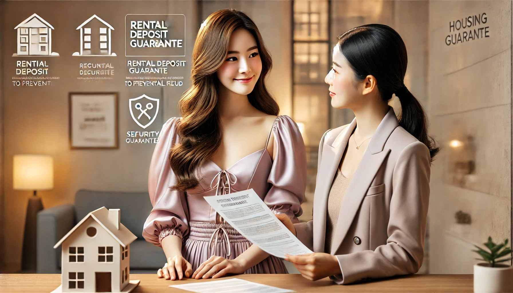 전세보증금반환보증 내용 확인하는 이미지