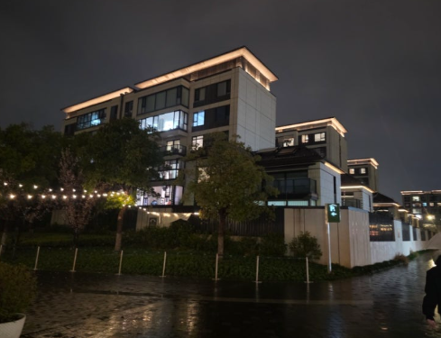 [3월 중국] 상해의 죽전카페거리(?), 도심 속 수향마을 '판롱티엔디' 밤 9시 야경 산책