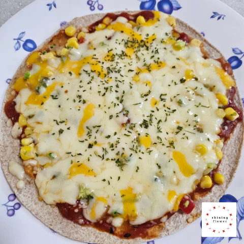 또띠아피자 완성