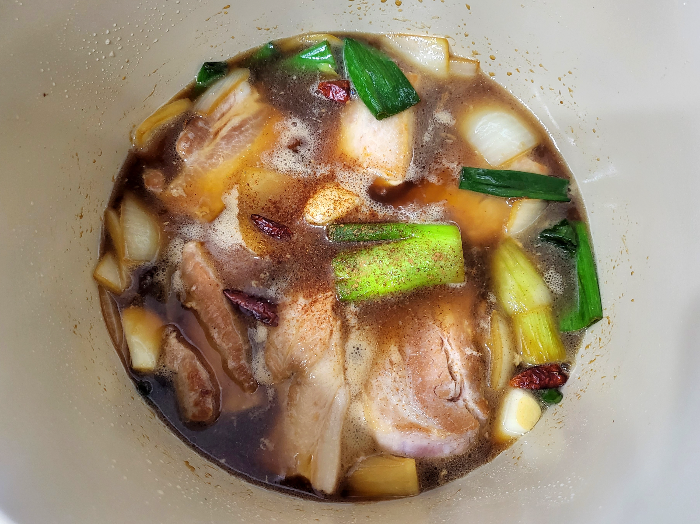 통삼겹 간장조림 동파육