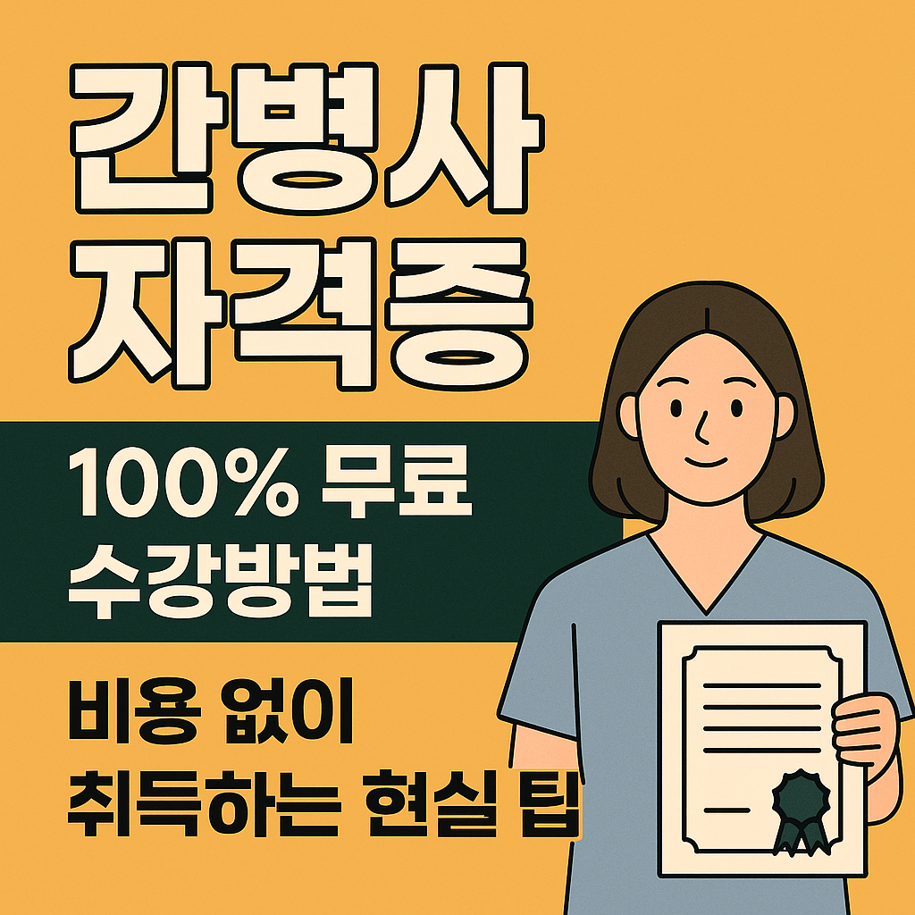 간병사 자격증 무료수강