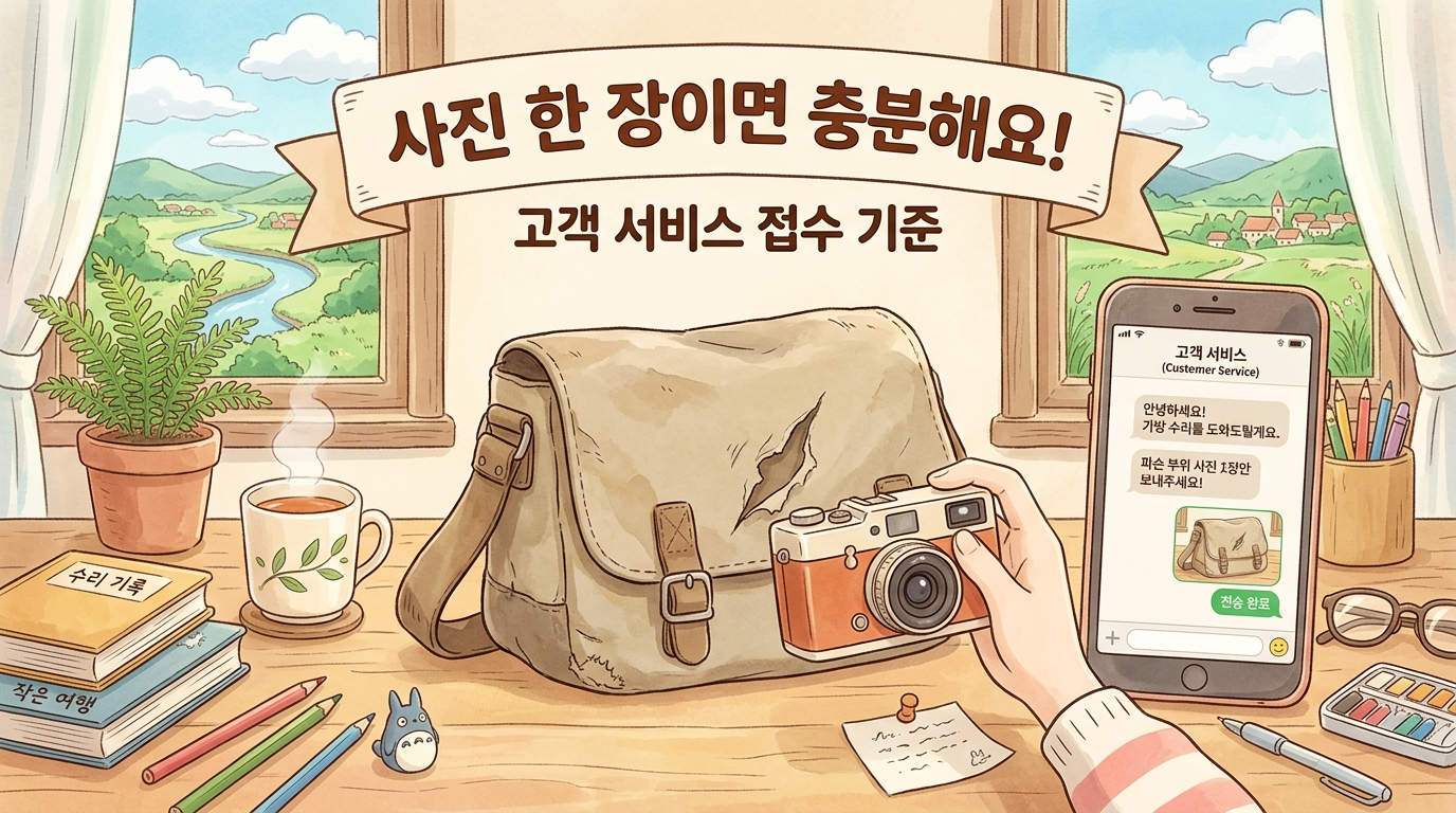 종량제봉투 불량 접수를 위한 고객센터 상담 및 사진 준비 안내
