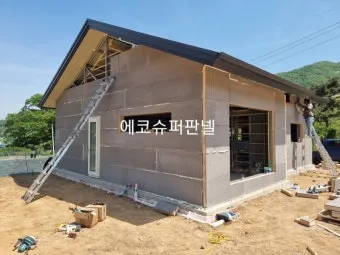 농막이나 체류형 쉼터의 바닥이 썩고 꿀렁일 때 정품 FF판넬 60T로 깔끔하게 해결로_13