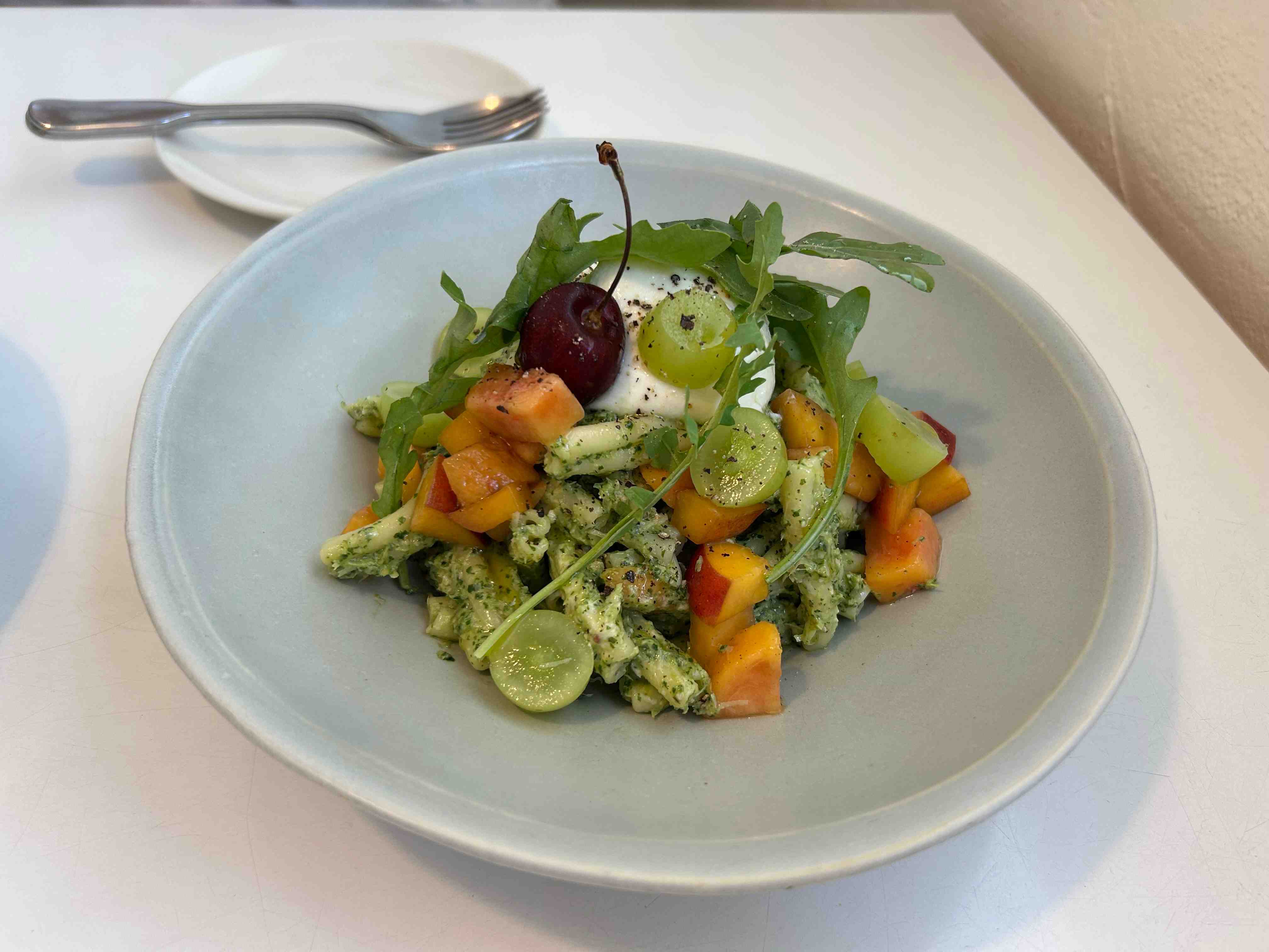 참나물 페스토 파스타