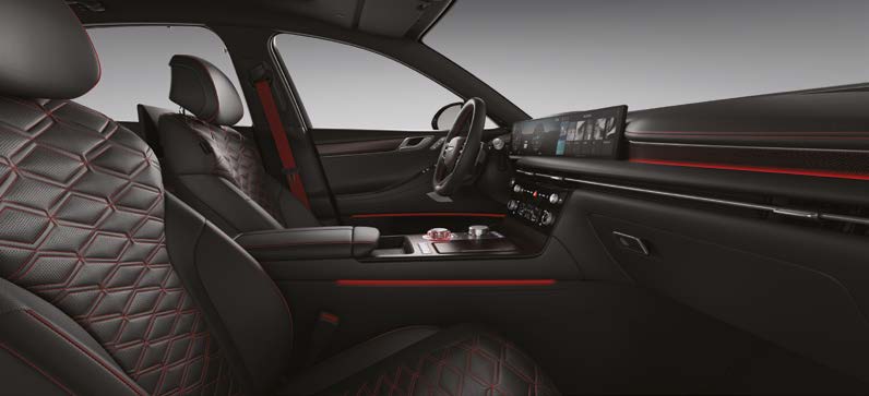 제네시스 G80 부분변경 색상: 옵시디언 블랙 모노톤