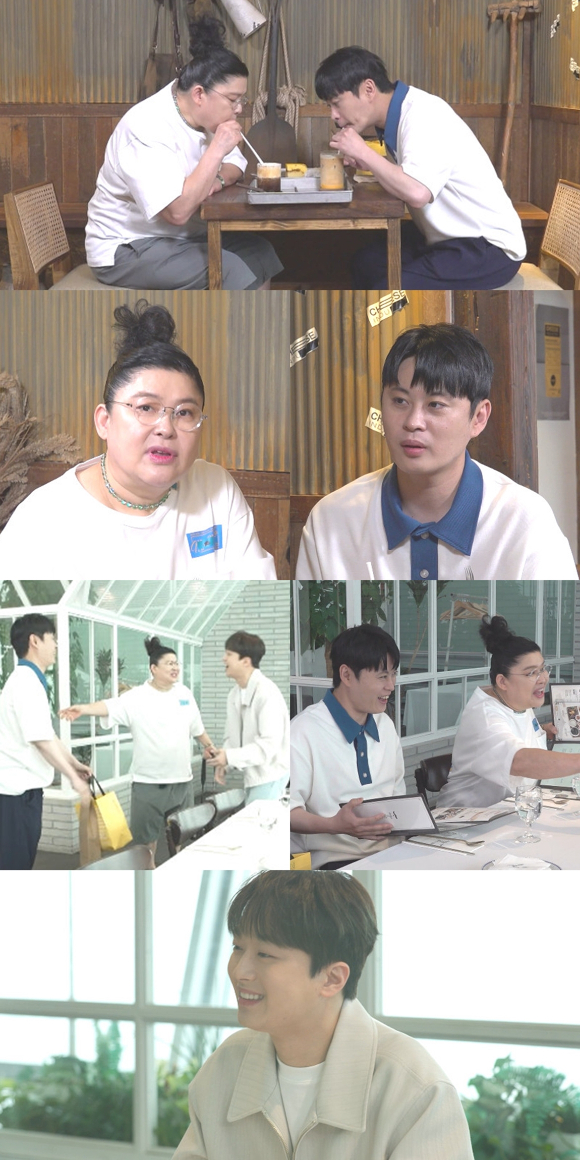 &#39;전지적 참견시점&#39;에서 이영자와 송 실장이 이찬원과 만남을 가졌다. [사진=MBC]