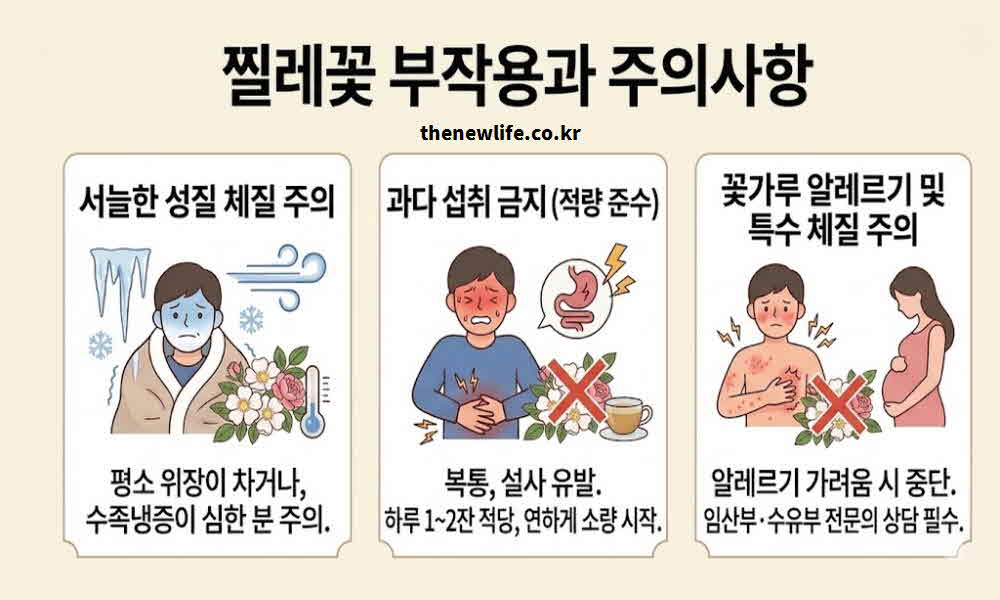 찔레꽃 효능 부작용 주의사항
