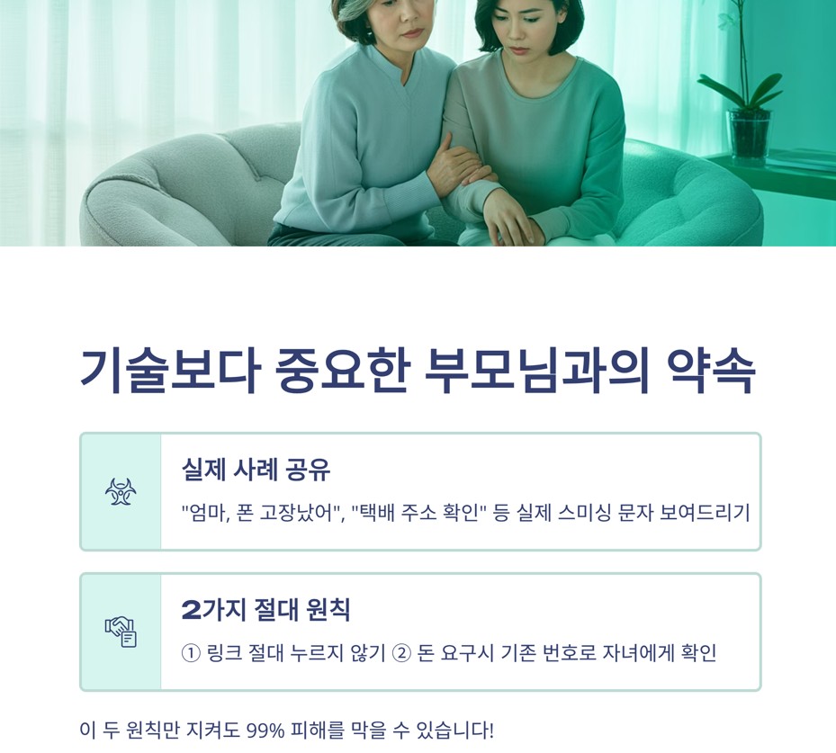 기술보다 중요한 것, 부모님과의 '약속'